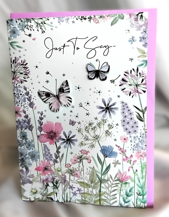 Just To Say (wildflowers design)